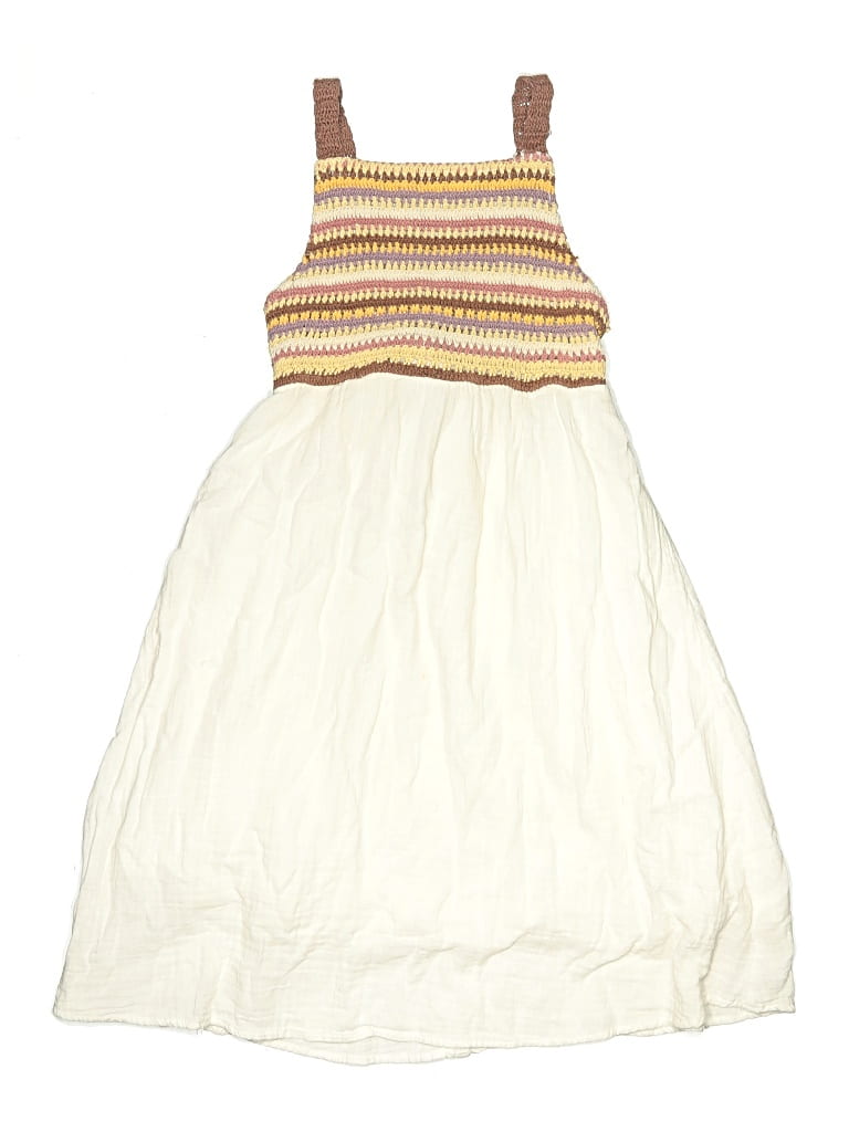 Pre-owned Zara Kids' Dress In Gray