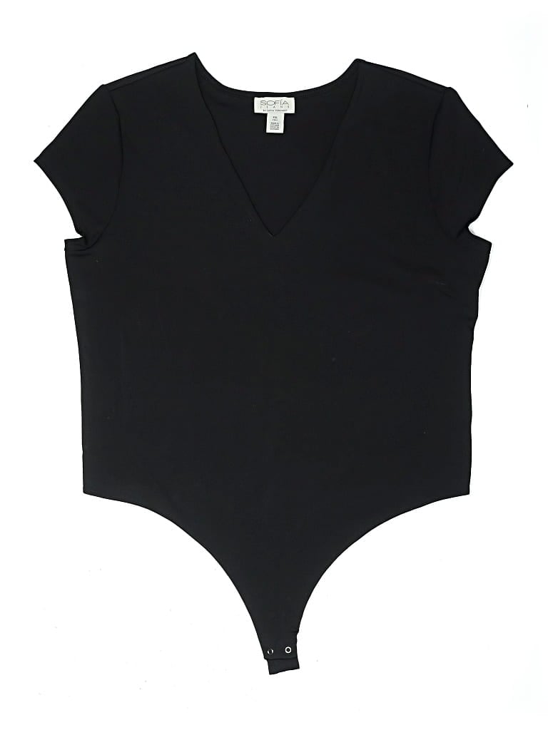 Pre-owned Sofia Jeans By Sofia Vergara Bodysuit In Black