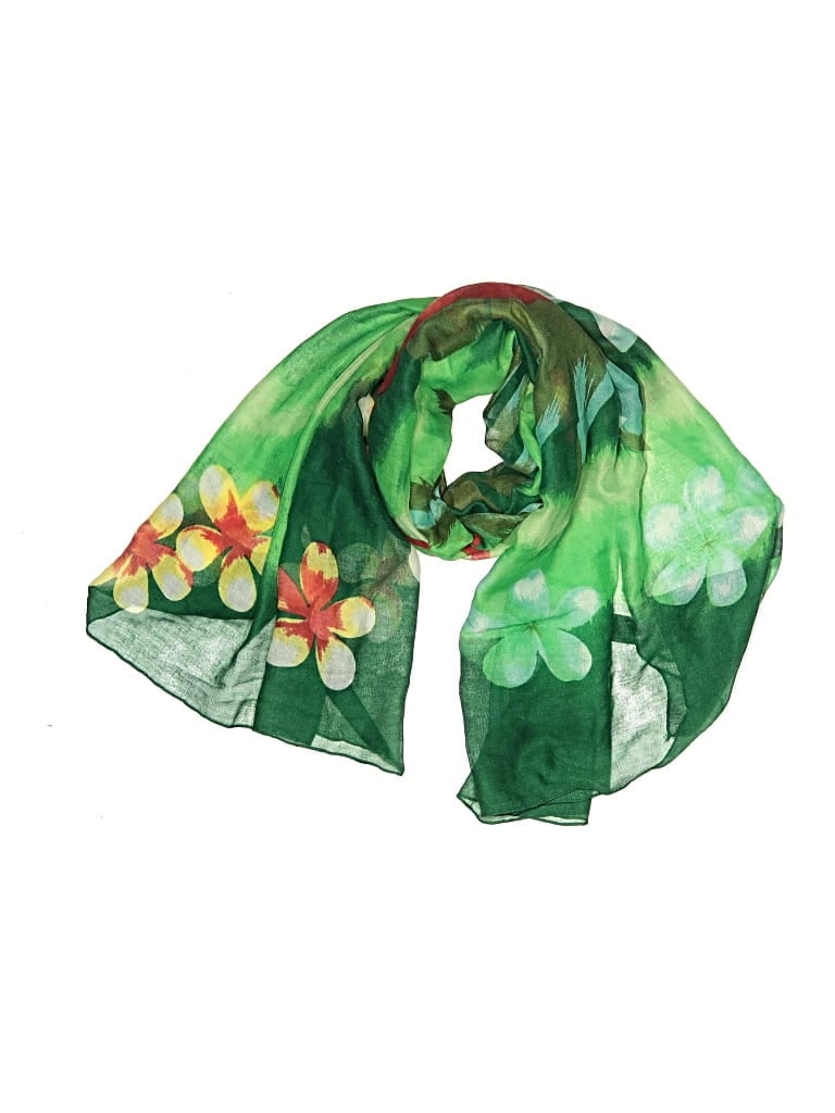 Pre-owned Unbranded Scarf In Green