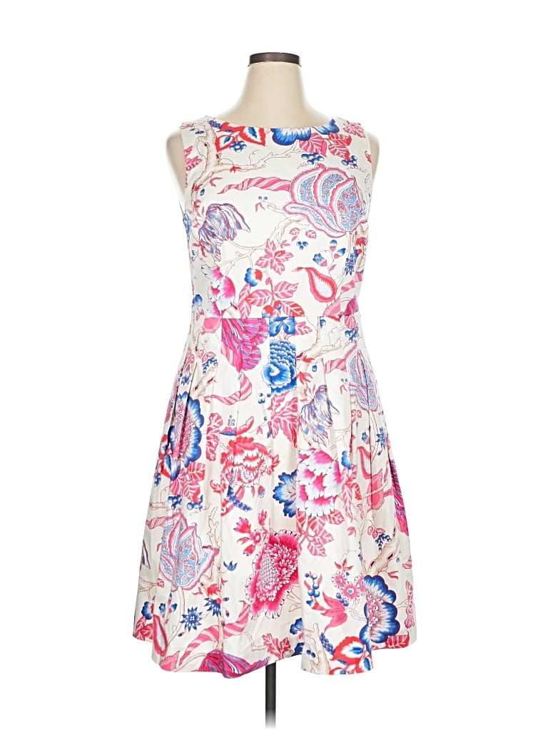 Pre-owned Talbots Cocktail Dress In White