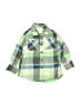 Crewcuts Plaid Green Long Sleeve Button-Down Shirt Size 2 - photo 1