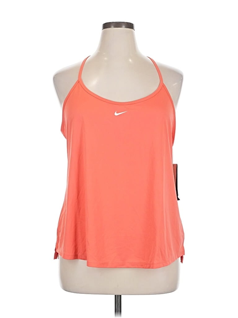 Pre-owned Nike Active Tank Top In Orange