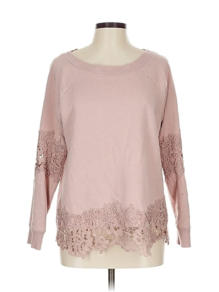 Pre-owned Maurices Pullover Sweater In Pink