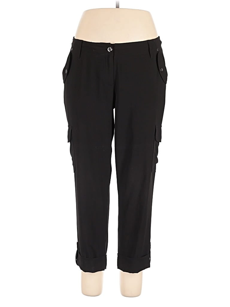 Pre-owned Caché Casual Pants In Black