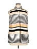 DressBarn 100% Polyester Stripes Ivory Sleeveless Blouse Size 1X - photo 1