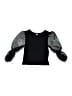Unbranded 100% Cotton Black Long Sleeve Top Size 110 cm / US 5-6 - photo 1