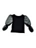 Unbranded 100% Cotton Black Long Sleeve Top Size 110 cm / US 5-6 - photo 2