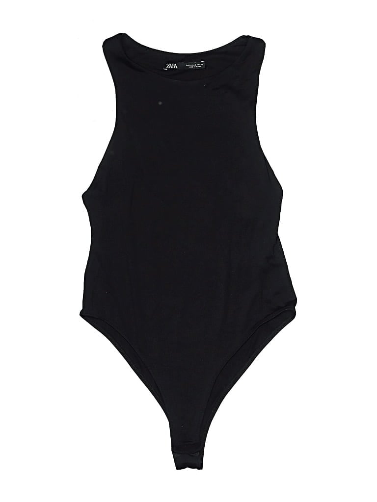 Pre-owned Zara Bodysuit In Black