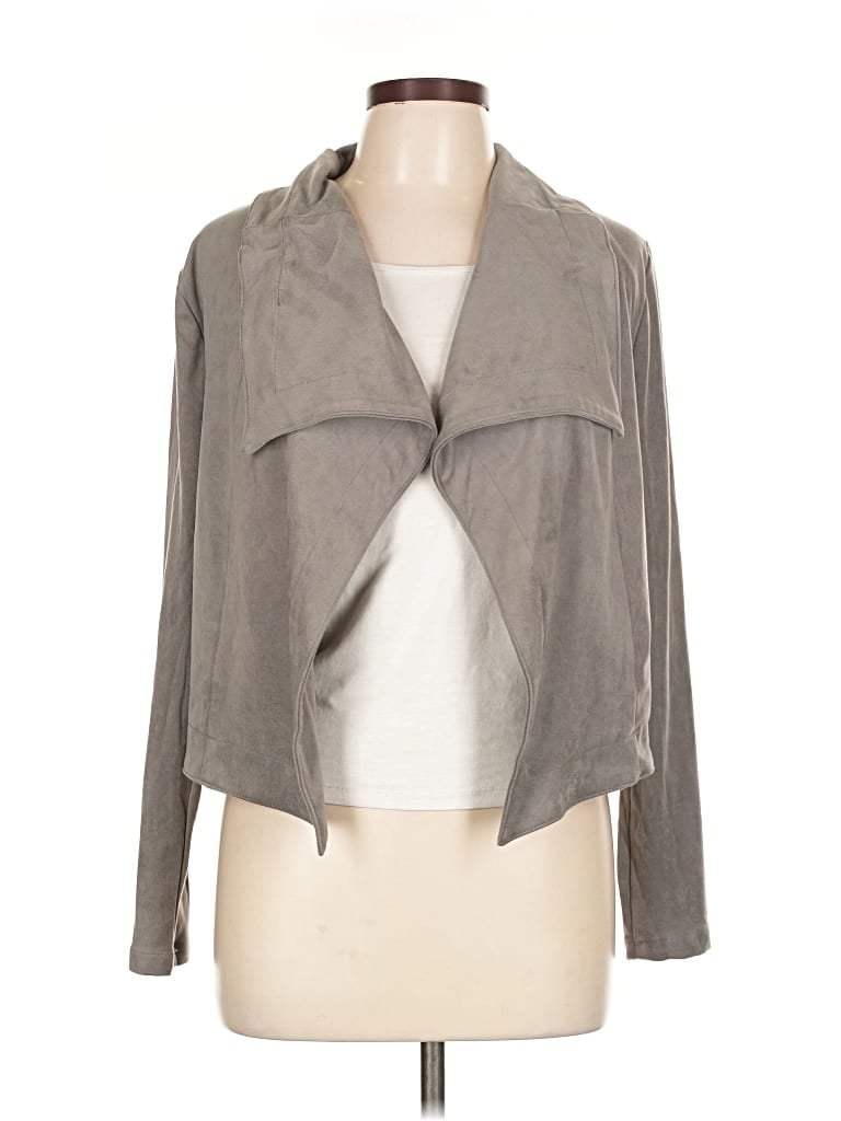 Pre-owned Assorted Brands Jacket In Gray