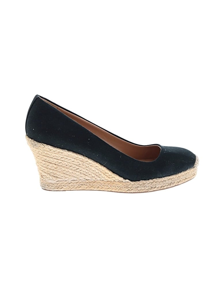 Pre-owned J. By J.crew Wedges In Black