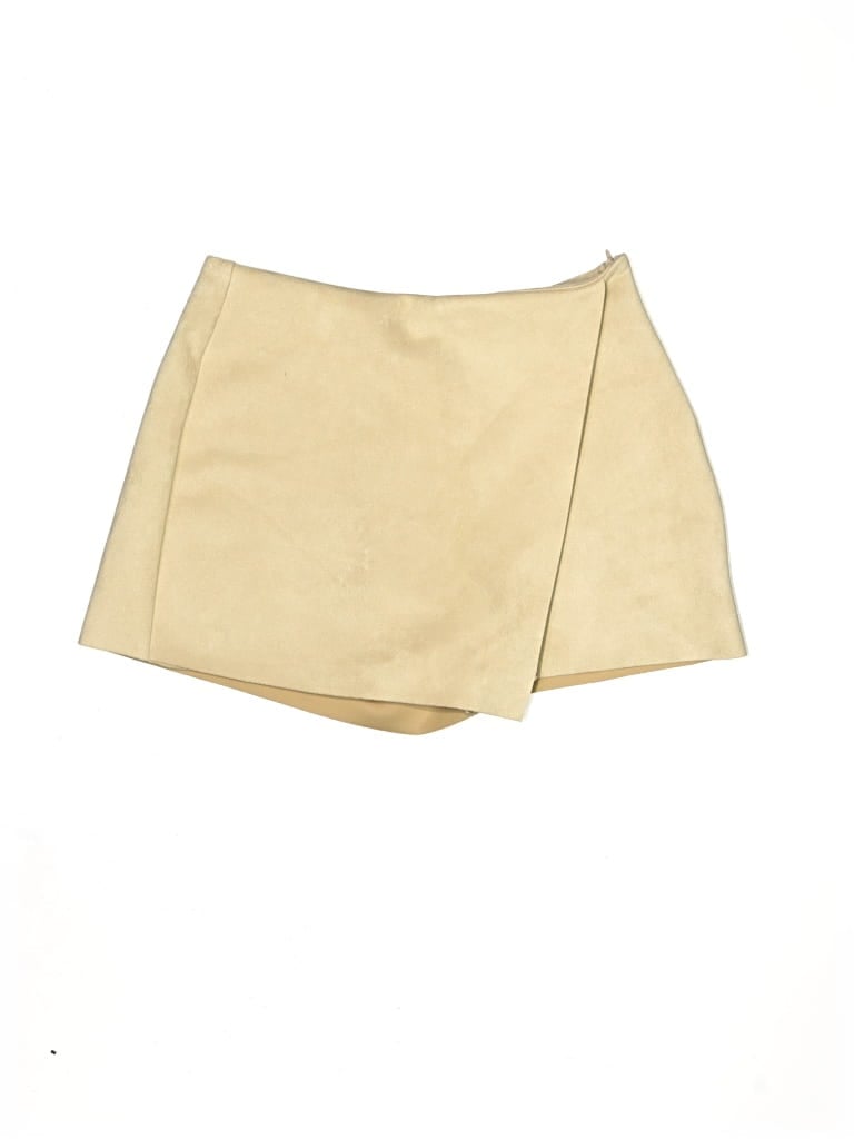 Pre-owned Zara W&b Collection Skort In Brown