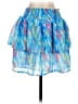 Mary Square 100% Polyester Tie-dye Blue Casual Skirt Size XS - photo 1