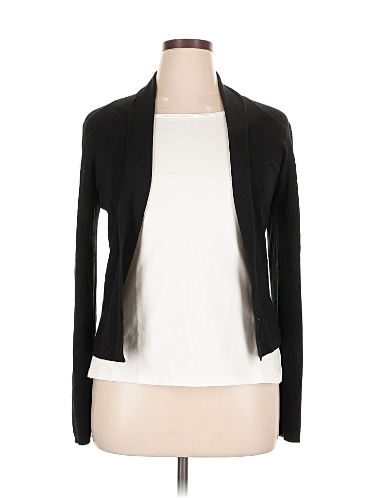 Pre-owned Hobbs London Cardigan Sweater In Black