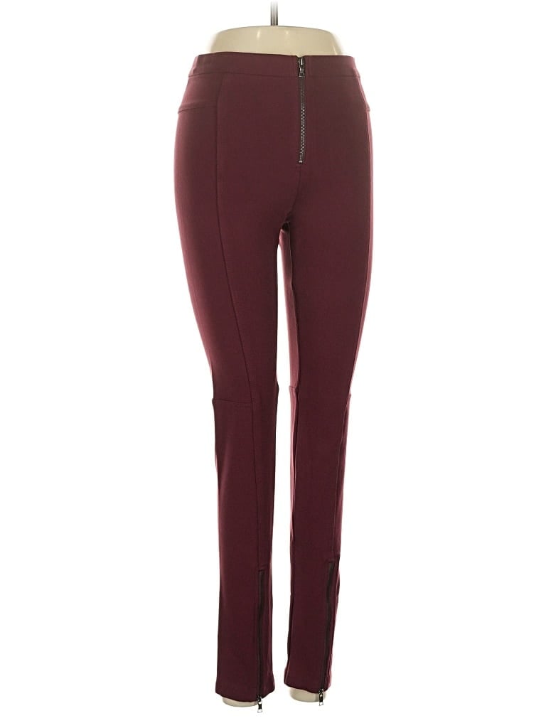 Pre-owned Bcbgmaxazria Active Pants In Burgundy