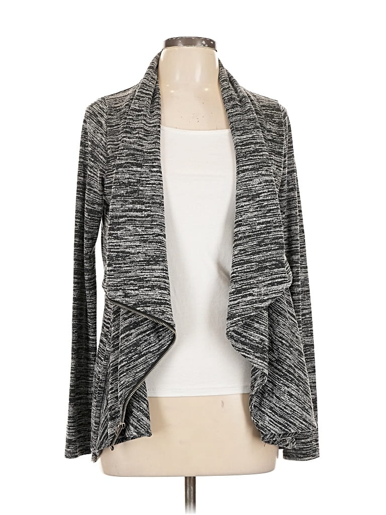 Pre-owned Hollister Cardigan Sweater In Gray
