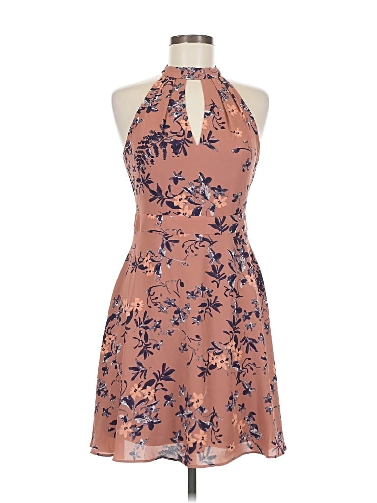 Pre-owned Express Outlet Cocktail Dress In Brown