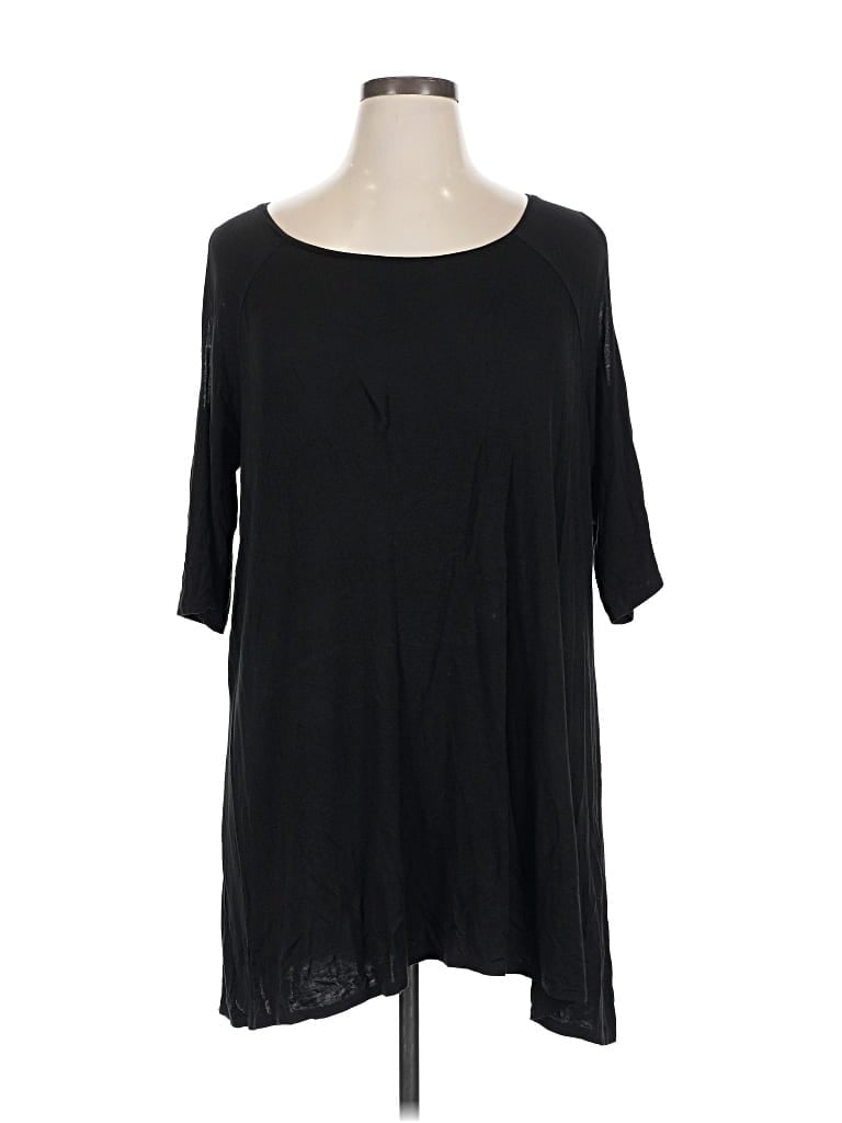 Pre-owned Terra & Sky Casual Dress In Black