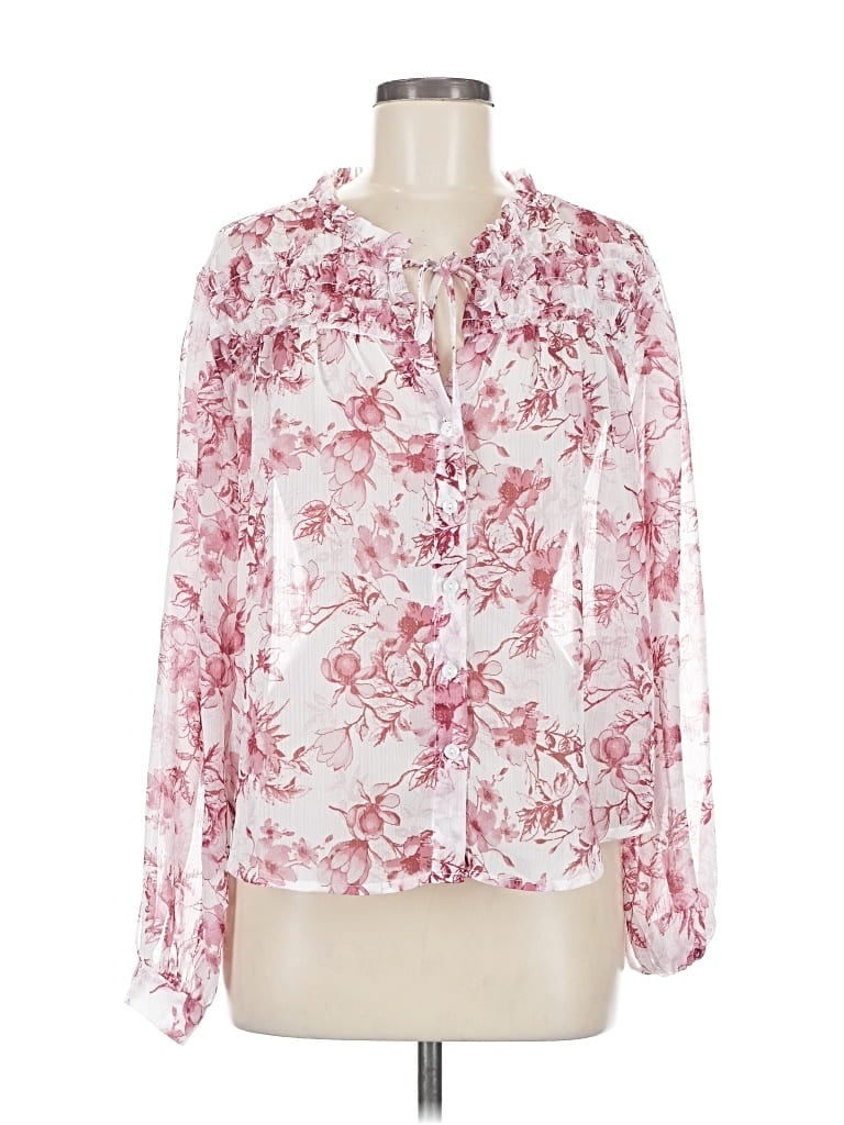 Pre-owned And Now This Long Sleeve Blouse In Pink
