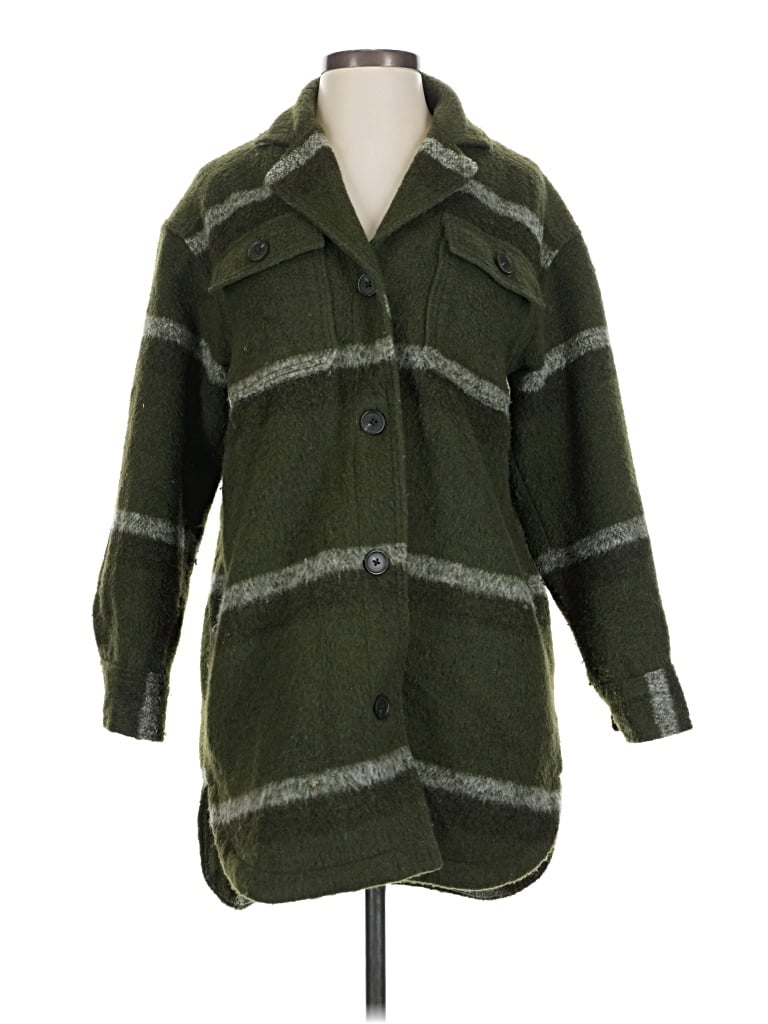 Pre-owned Old Navy Coat In Green