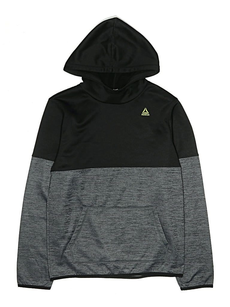 Pre-owned Reebok Kids' Pullover Hoodie In Black
