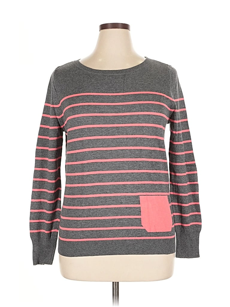 Pre-owned Halogen Pullover Sweater In Gray