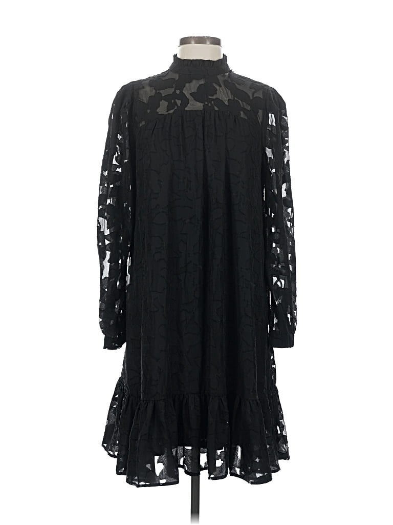 Pre-owned Tommy Hilfiger Casual Dress In Black