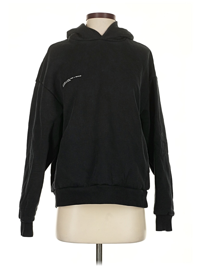Pre-owned Pangaia Pullover Hoodie In Black