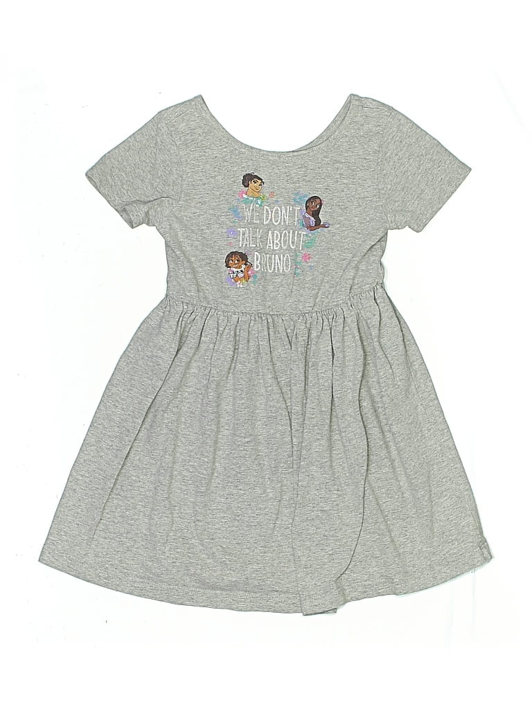 Pre-owned Disney Kids' Dress In Gray