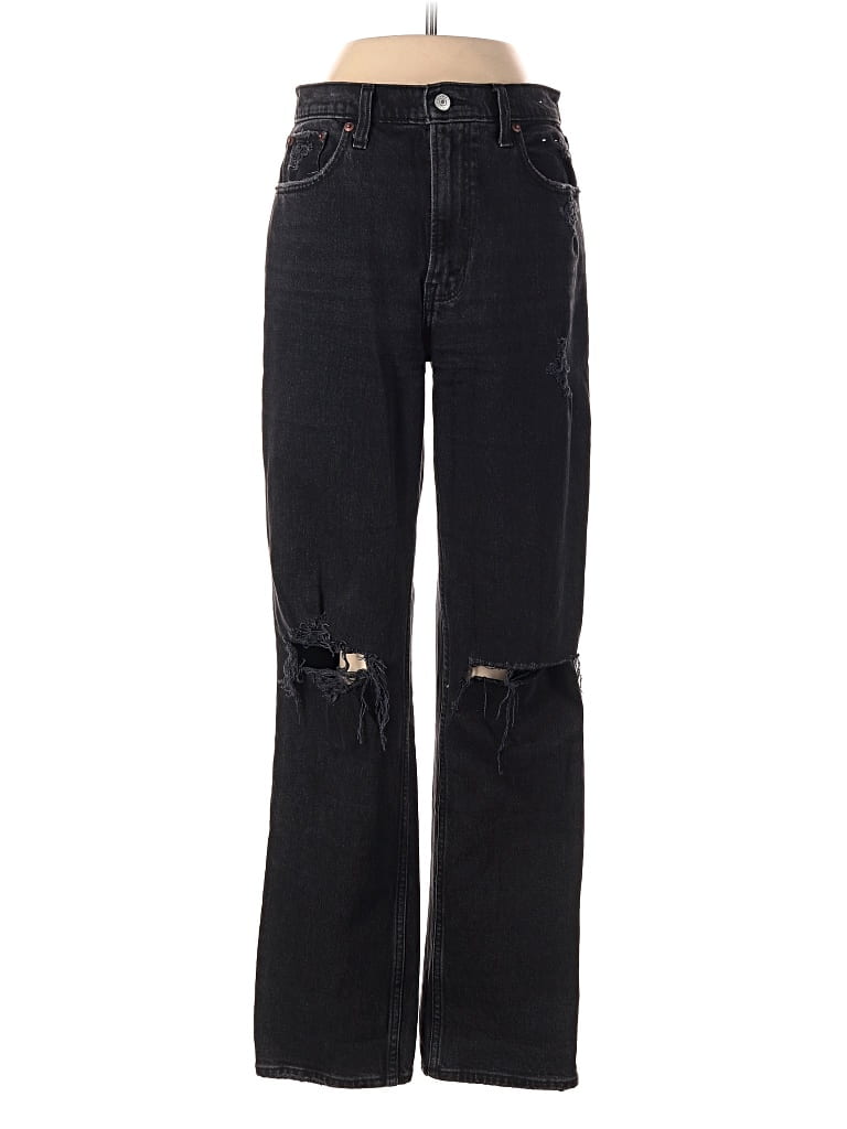 Pre-owned Abercrombie & Fitch Jeans In Black