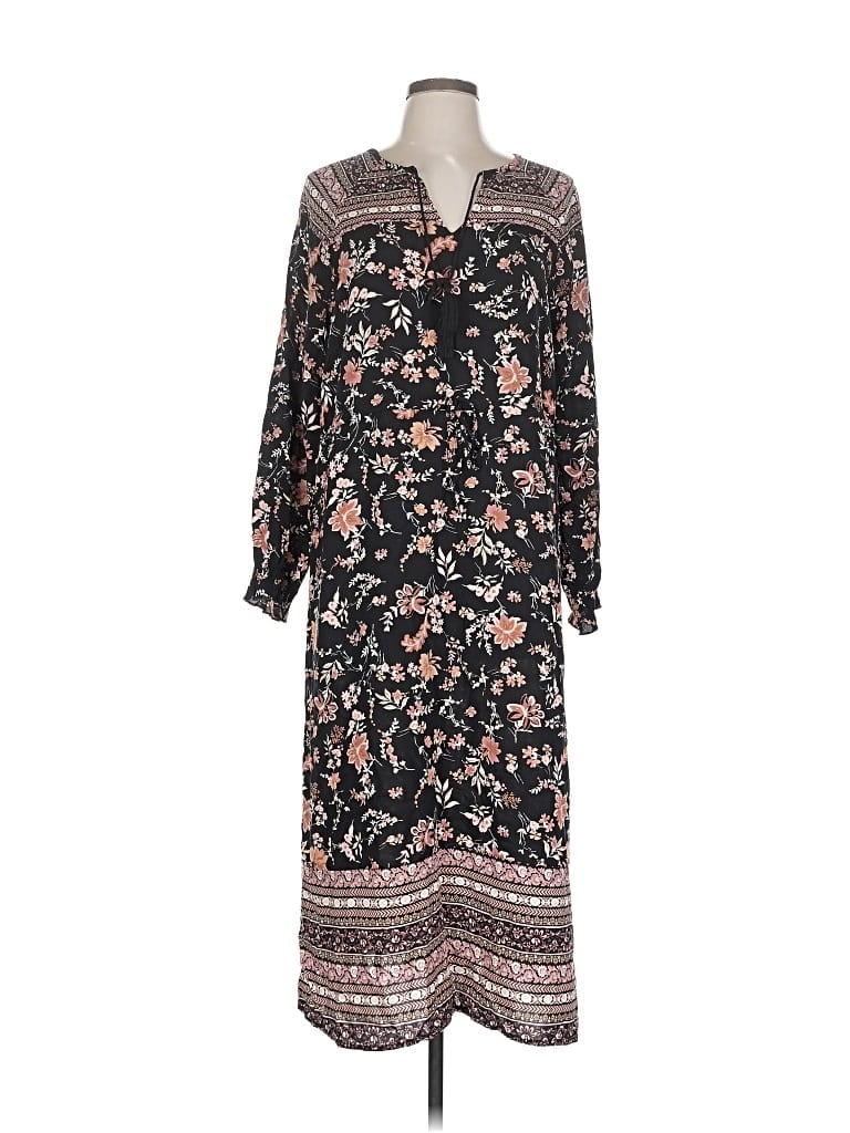 Pre-owned C&c California Casual Dress In Black