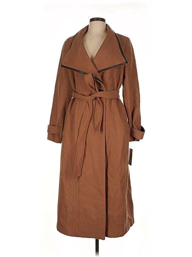 Pre-owned Dkny Trenchcoat In Brown