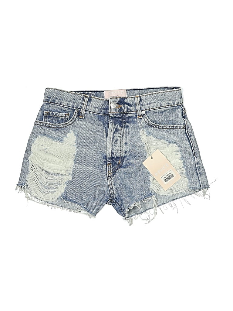 Pre-owned Revice Denim Shorts In Blue