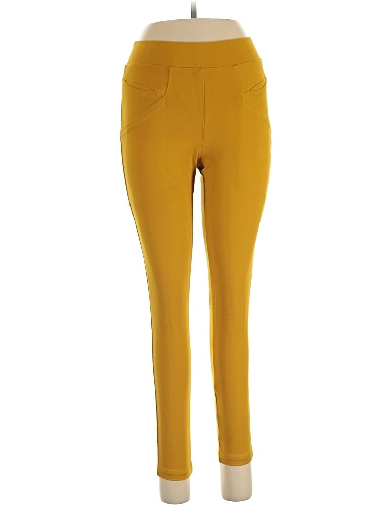 Pre-owned Betabrand Active Pants In Yellow