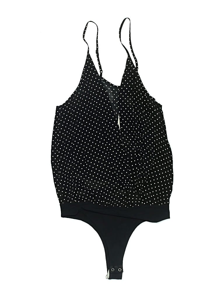 Pre-owned Michelle Mason Bodysuit In Black