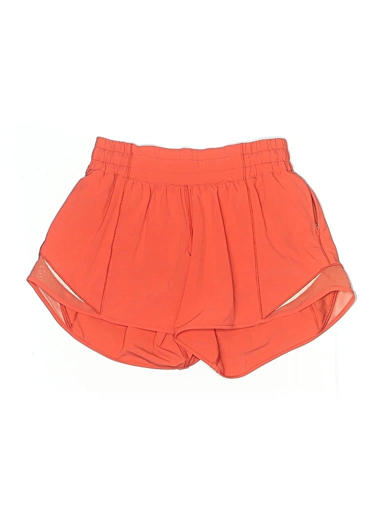 Pre-owned Lululemon Athletica Shorts In Orange