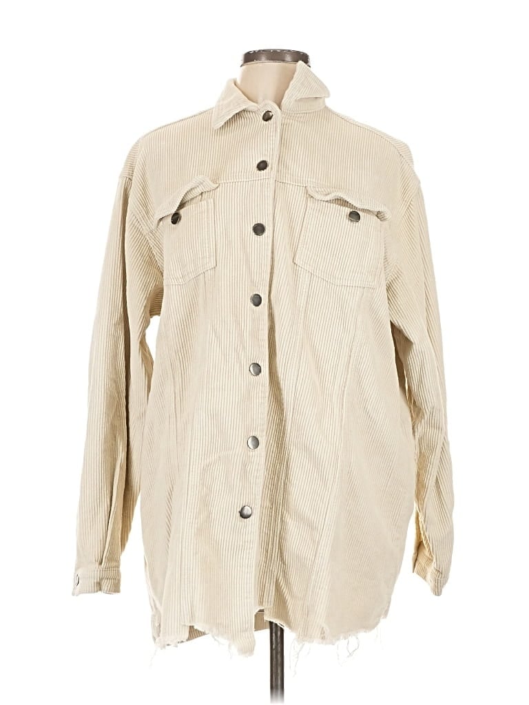 Pre-owned Pol Coat In White