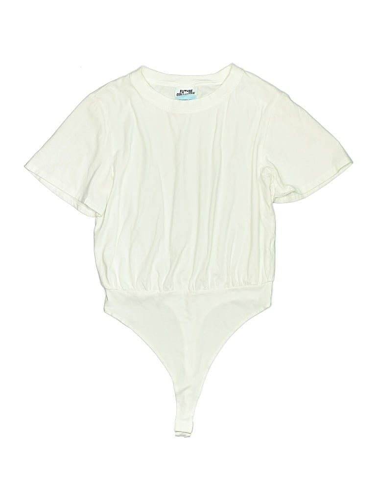 Pre-owned Future Collective Bodysuit In White