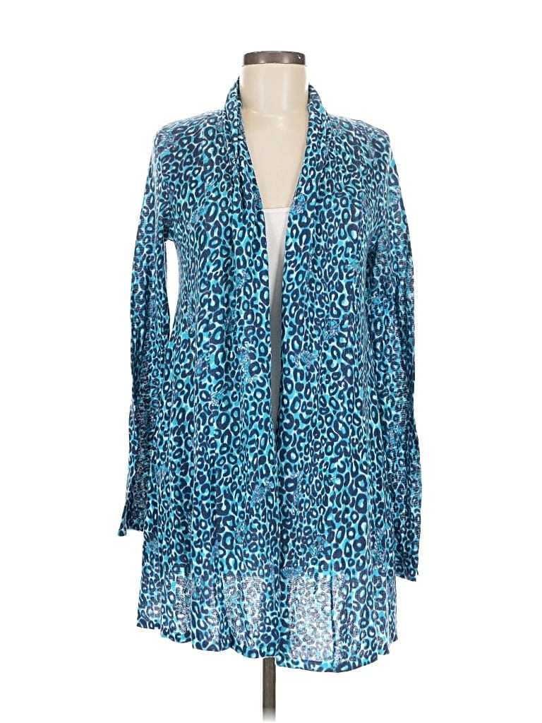 Pre-owned Lilly Pulitzer Cardigan Sweater In Blue