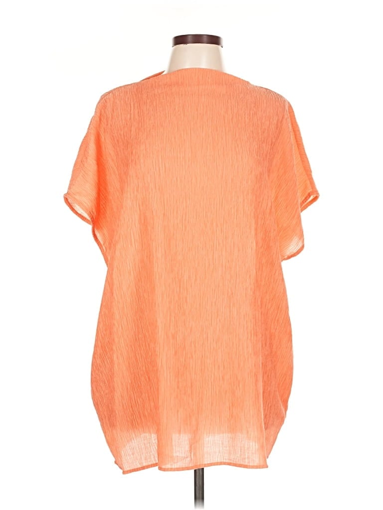 Pre-owned Cos Short Sleeve Blouse In Orange