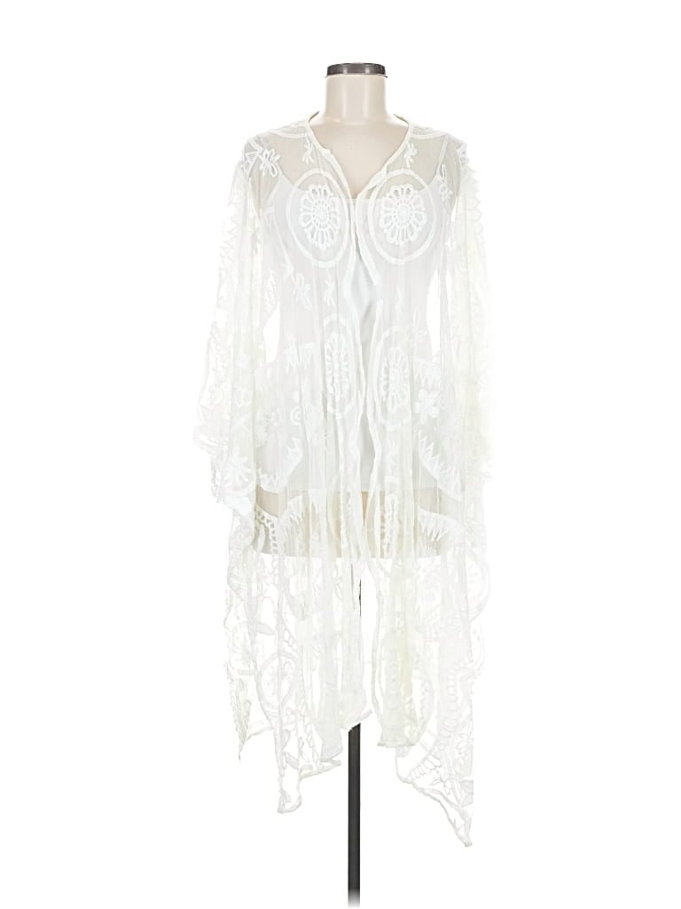 Pre-owned Torrid Kimono In White