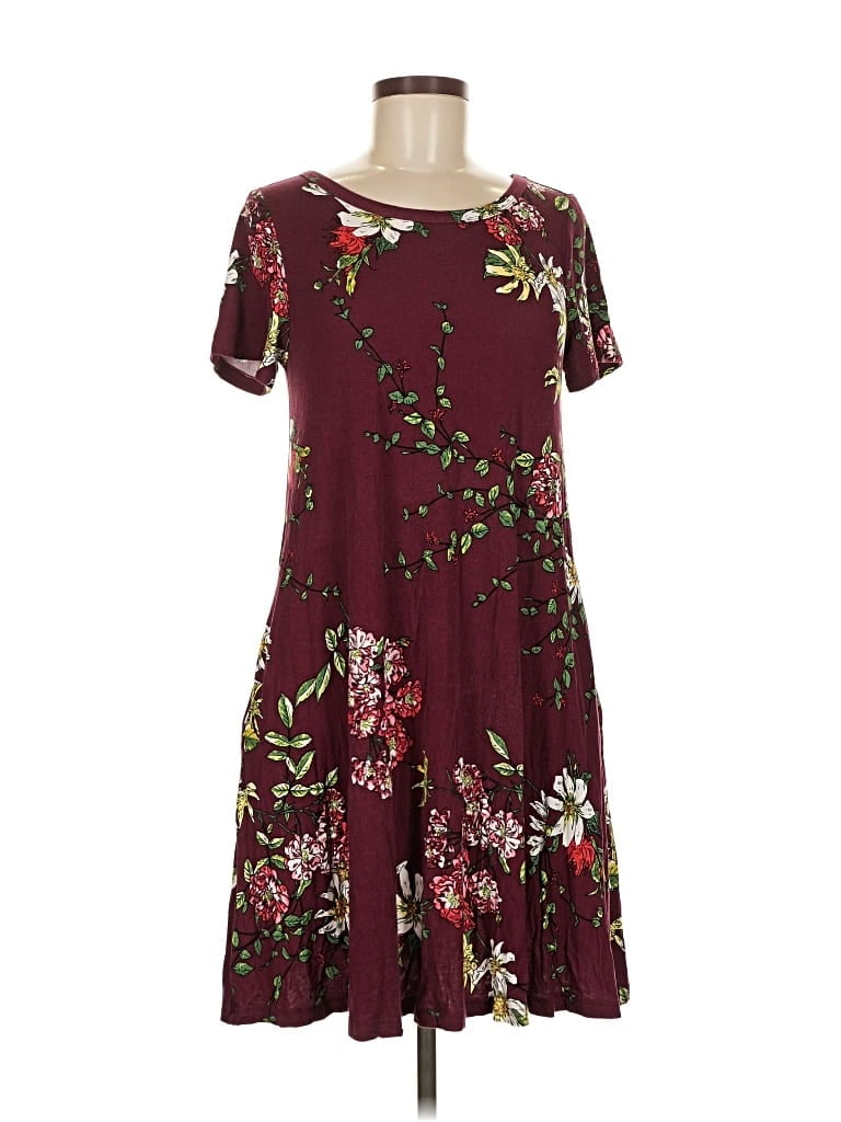 Pre-owned Viishow Casual Dress In Burgundy