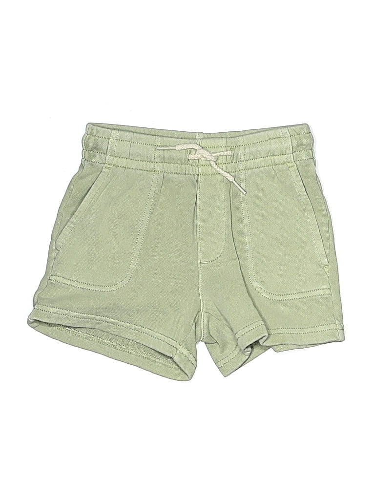 Pre-owned Crewcuts Kids' Khaki Shorts In Green