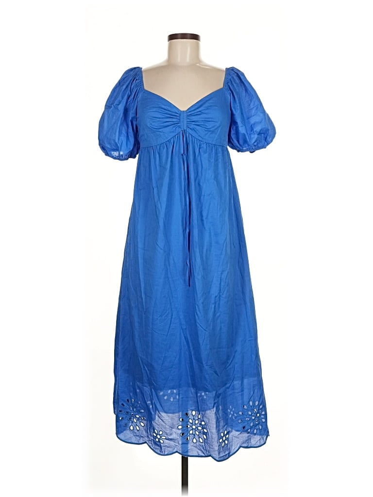 Pre-owned Lc Lauren Conrad Casual Dress In Blue