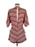 Sofia by Vix 100% Viscose Chevron-herringbone Pink Romper Size M - photo 2