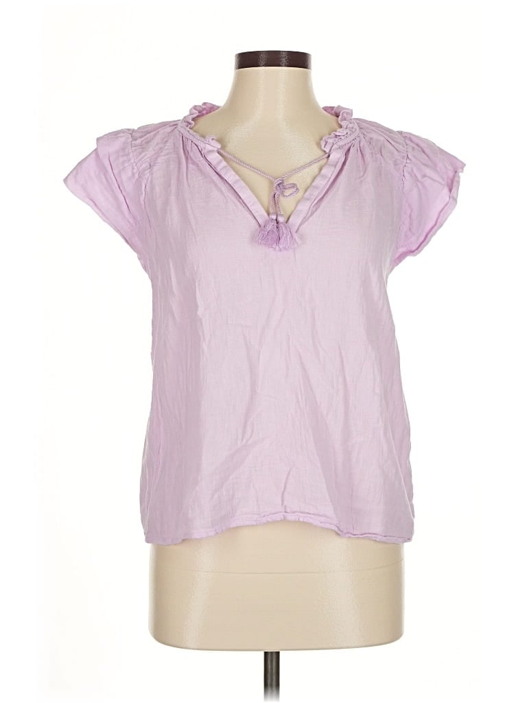 Pre-owned Honorine Short Sleeve Blouse In Pink