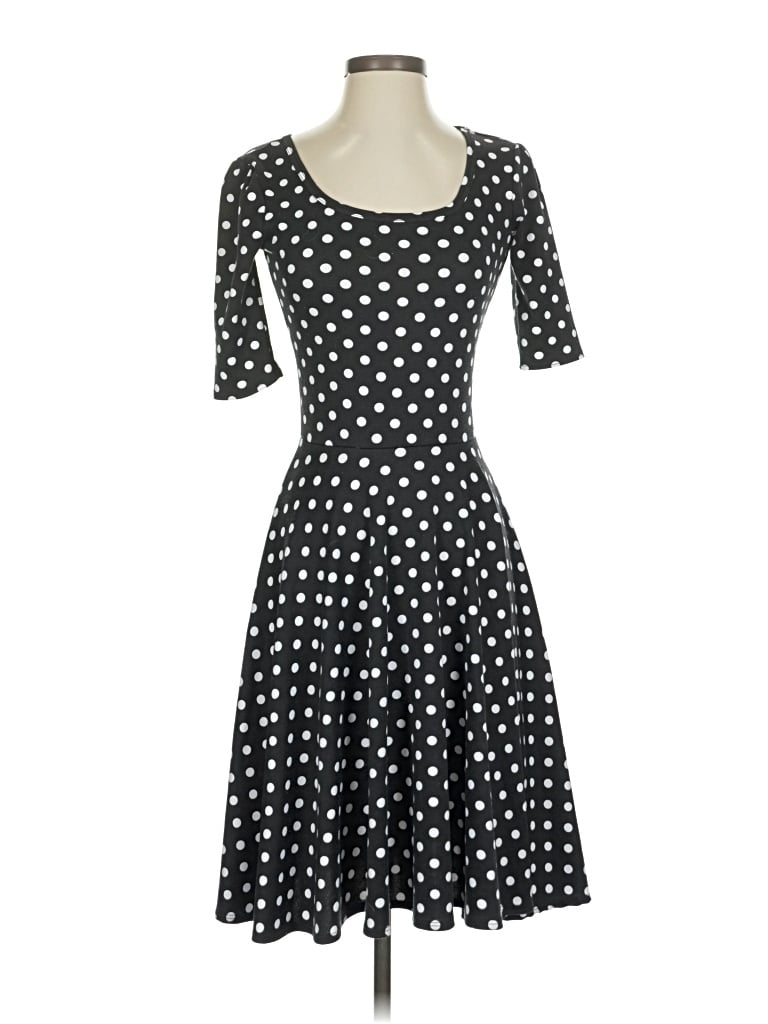 Pre-owned Lularoe Casual Dress In Black