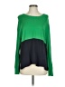 MICHAEL Michael Kors Color Block Green Pullover Sweater Size S - photo 1