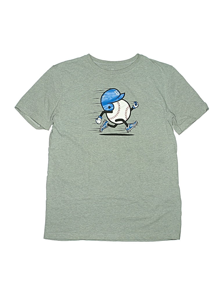 Pre-owned Under Armour Kids' Short Sleeve T-shirt In Green