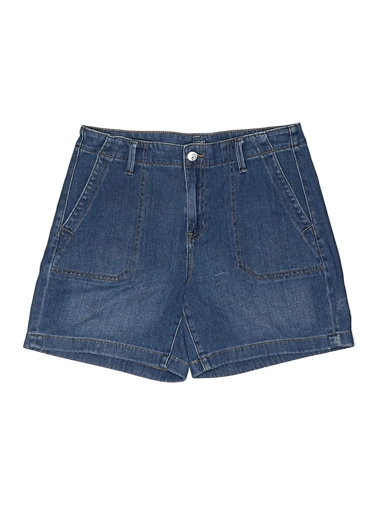 Pre-owned Chico's Denim Shorts In Blue