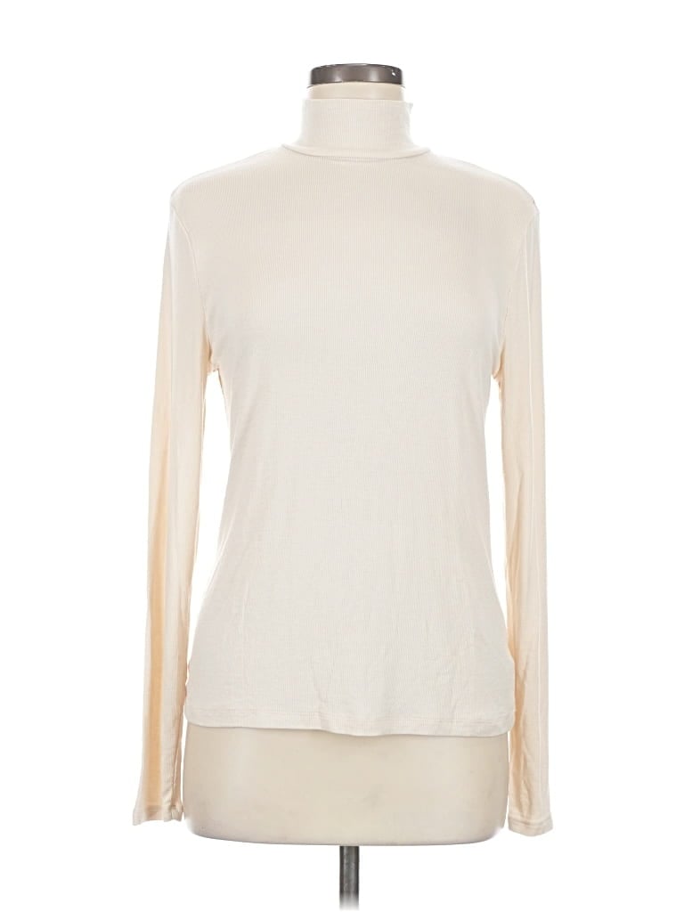 Pre-owned A New Day Long Sleeve Turtleneck In White